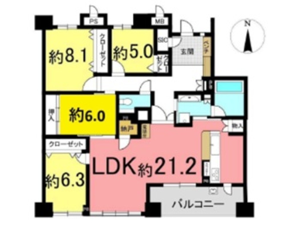 シャトレ愛松緑ケ丘 画像1