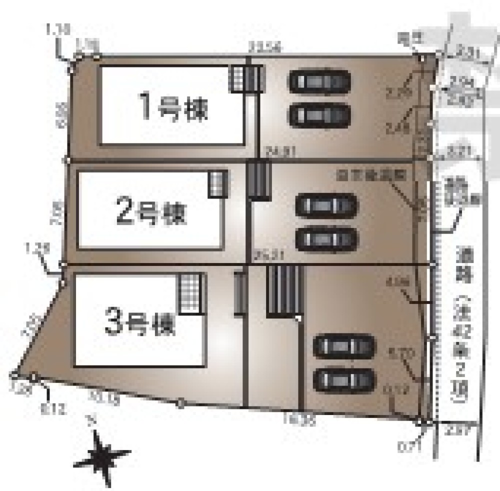 愛知郡東郷町大字和合　第7　全3棟　1号棟 画像1