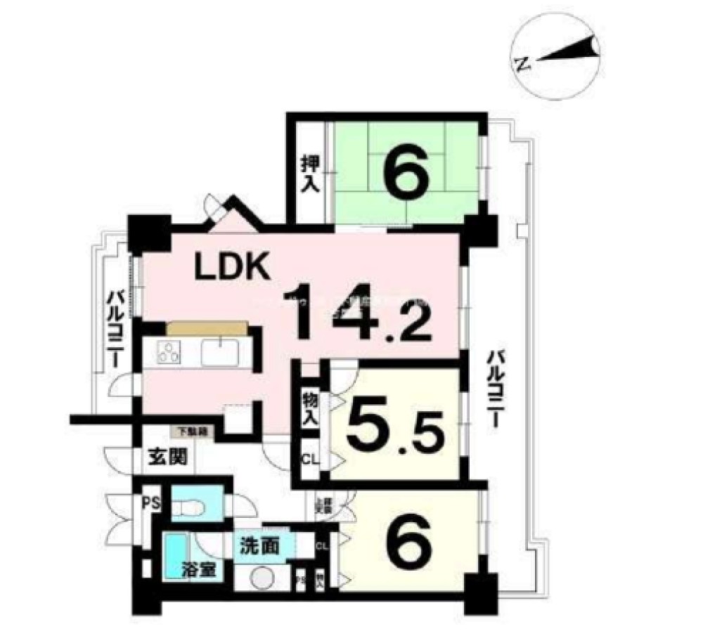 シャルマンコーポ戸崎 画像1