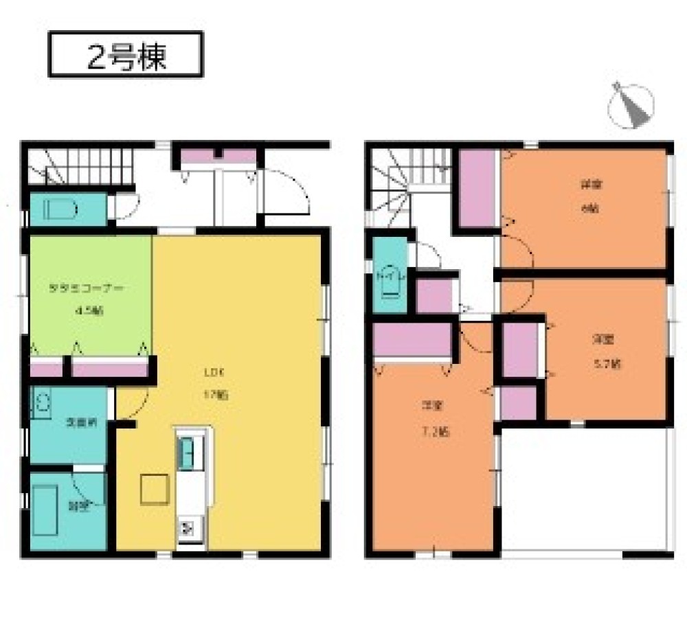 豊田市千足町　第3　全4棟　2号棟 画像1