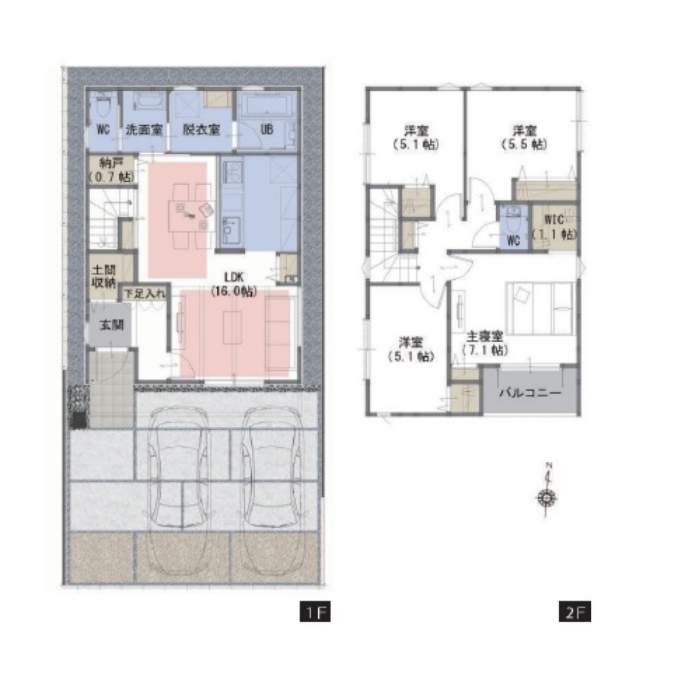 名古屋市中川区元中野町　3期　全2棟　A号棟 画像2