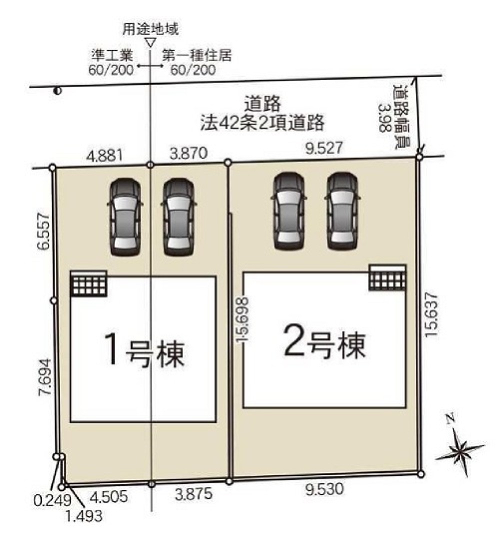 碧南市大浜上町　全2棟　1号棟 画像1