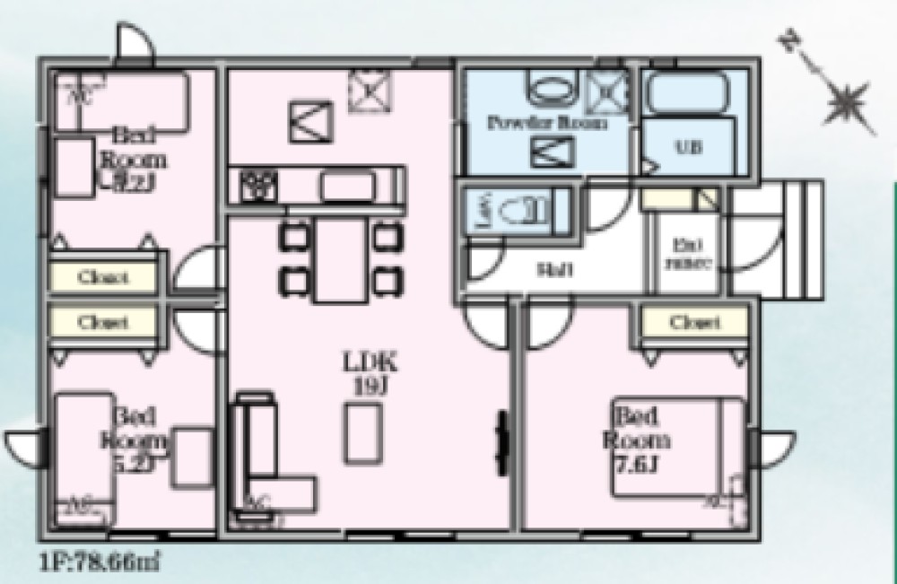 西尾市西浅井町第1期　全4棟　2号棟 画像1
