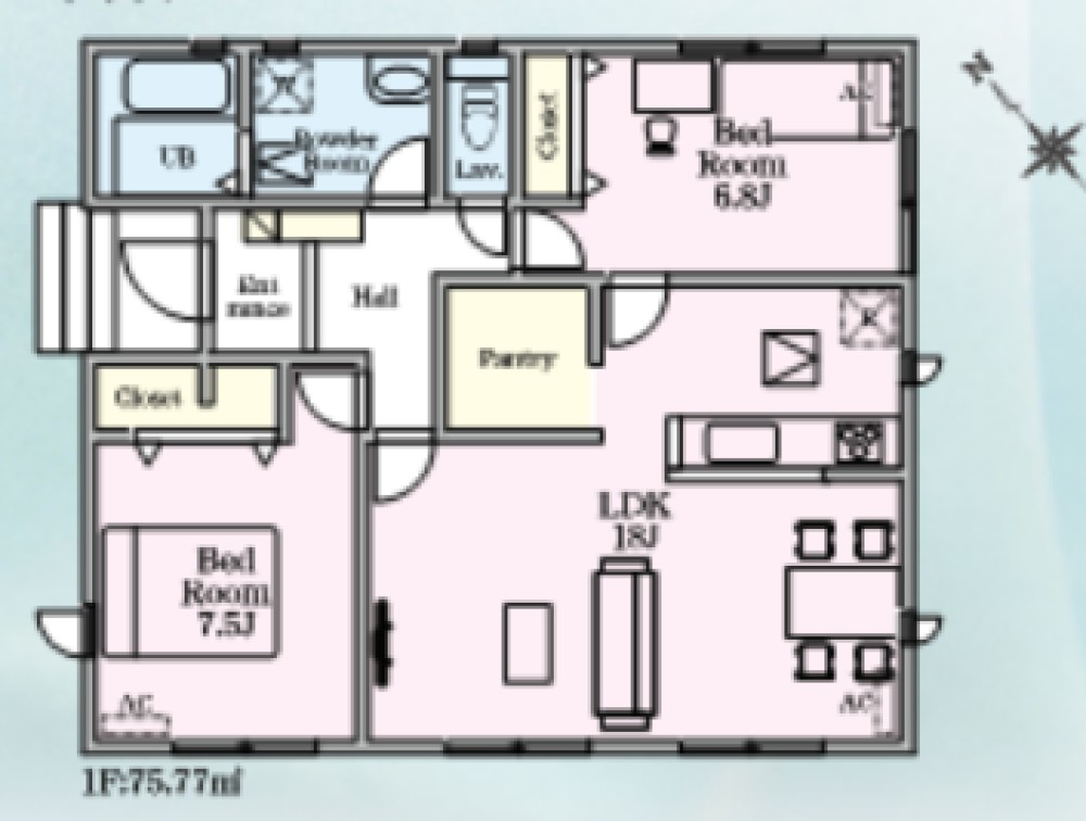 西尾市西浅井町第1期　全4棟　3号棟 画像1