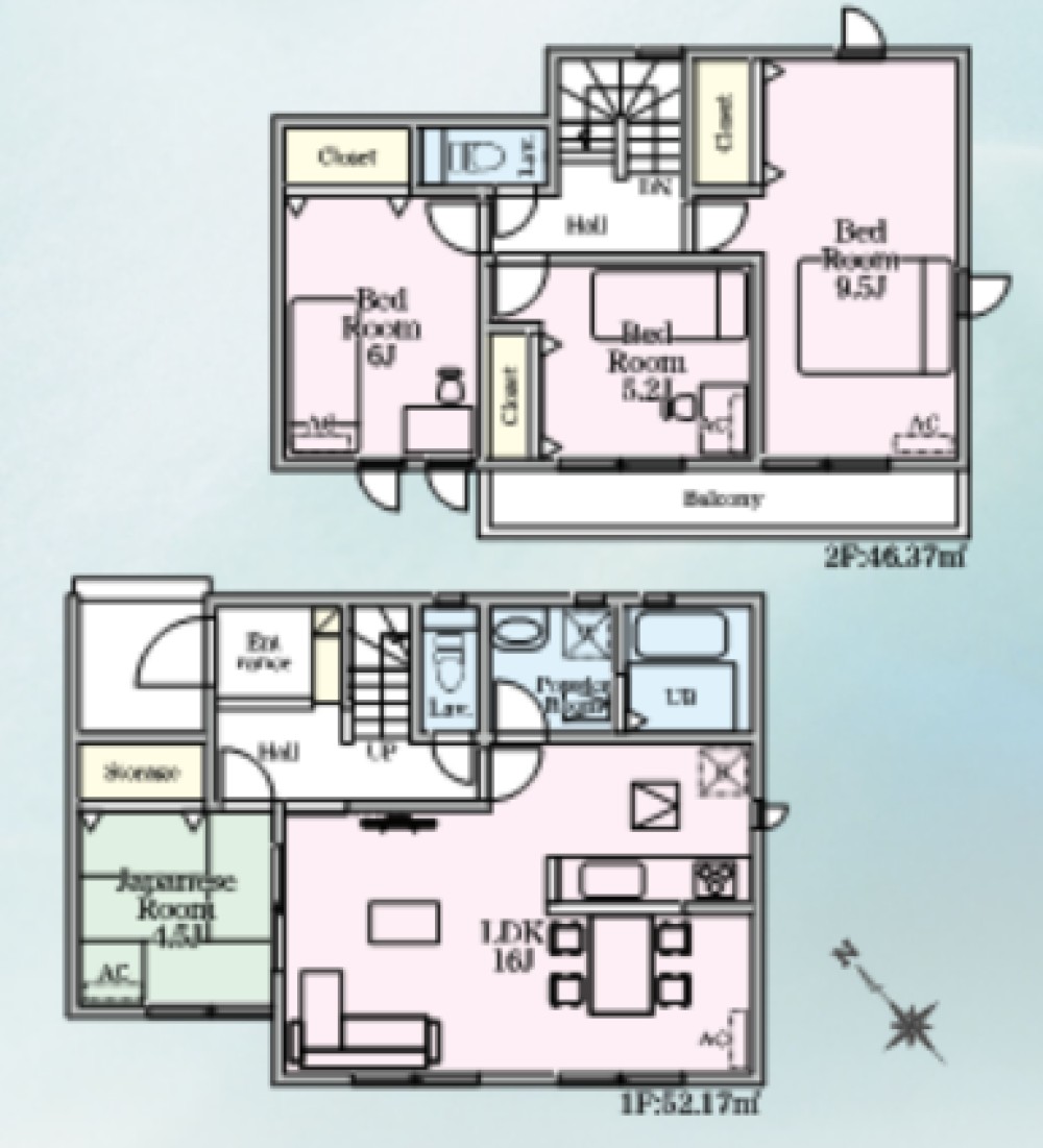 西尾市西浅井町第1期　全4棟　4号棟 画像1