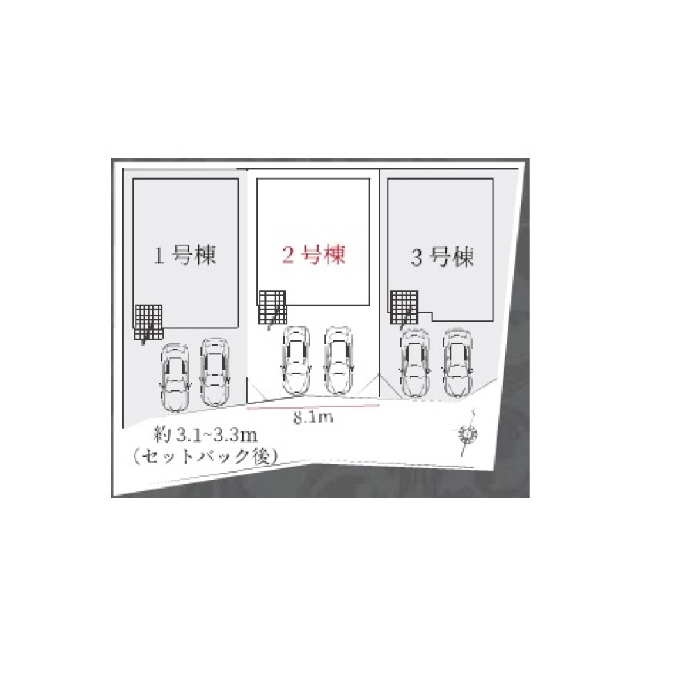 名古屋市中村区城屋敷町　2期　全3棟　2号棟 画像1