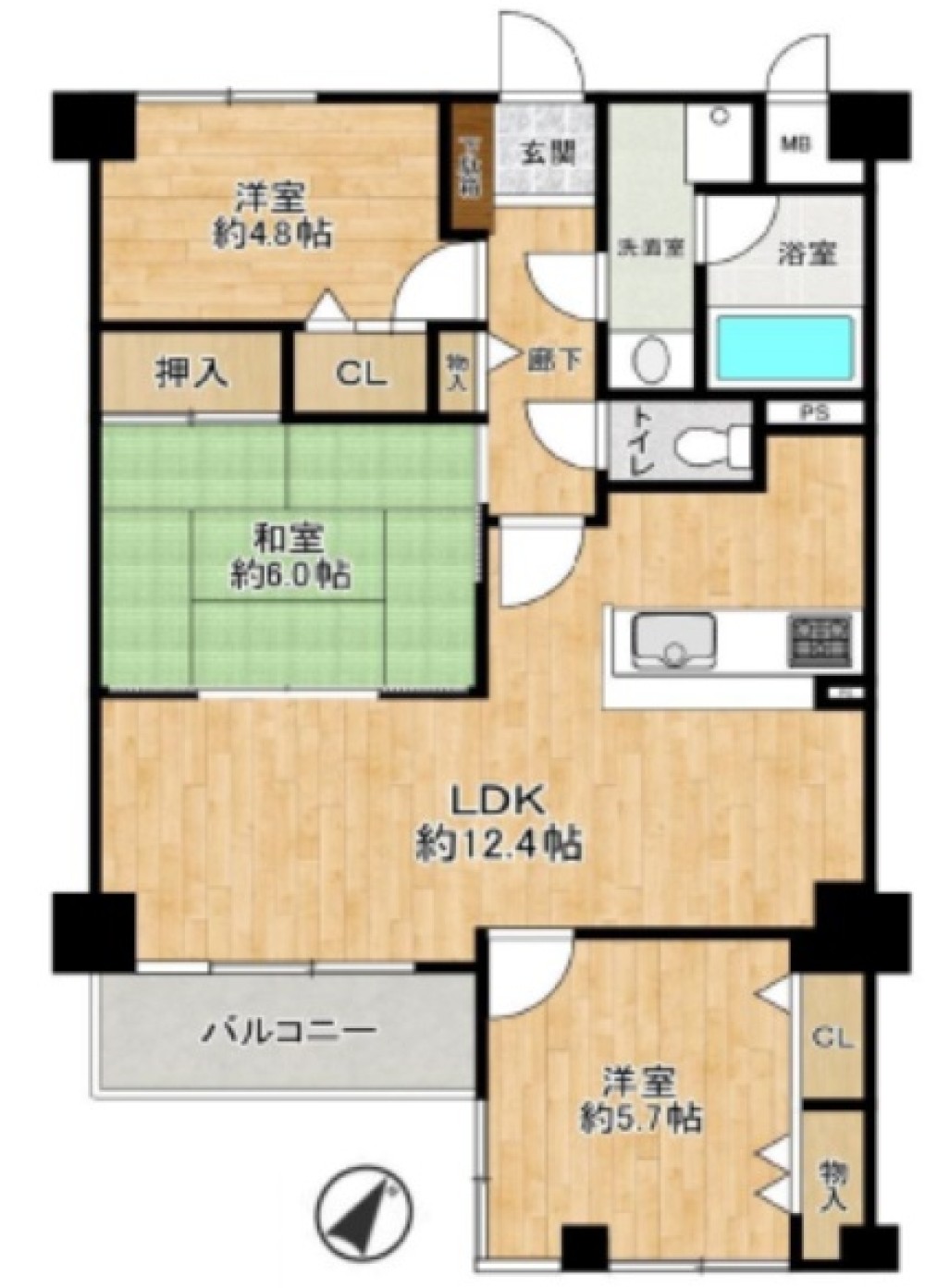 ダイアパレス藤ケ丘北弐番館 画像1