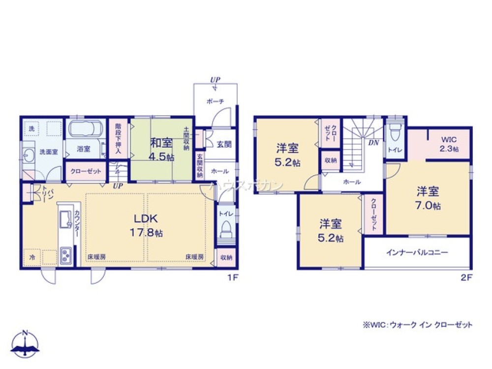 収納箇所豊富な4LDKです！