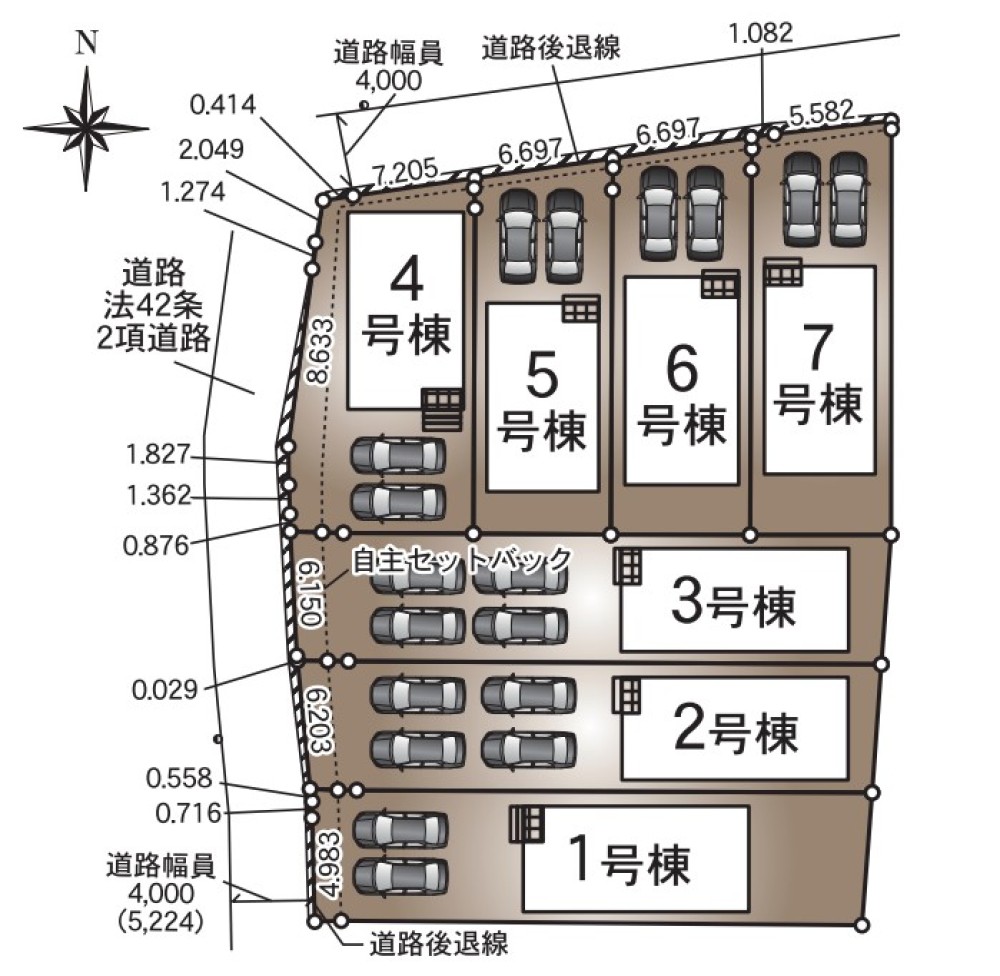 小牧市二重堀第2　全7棟　4号棟 画像1
