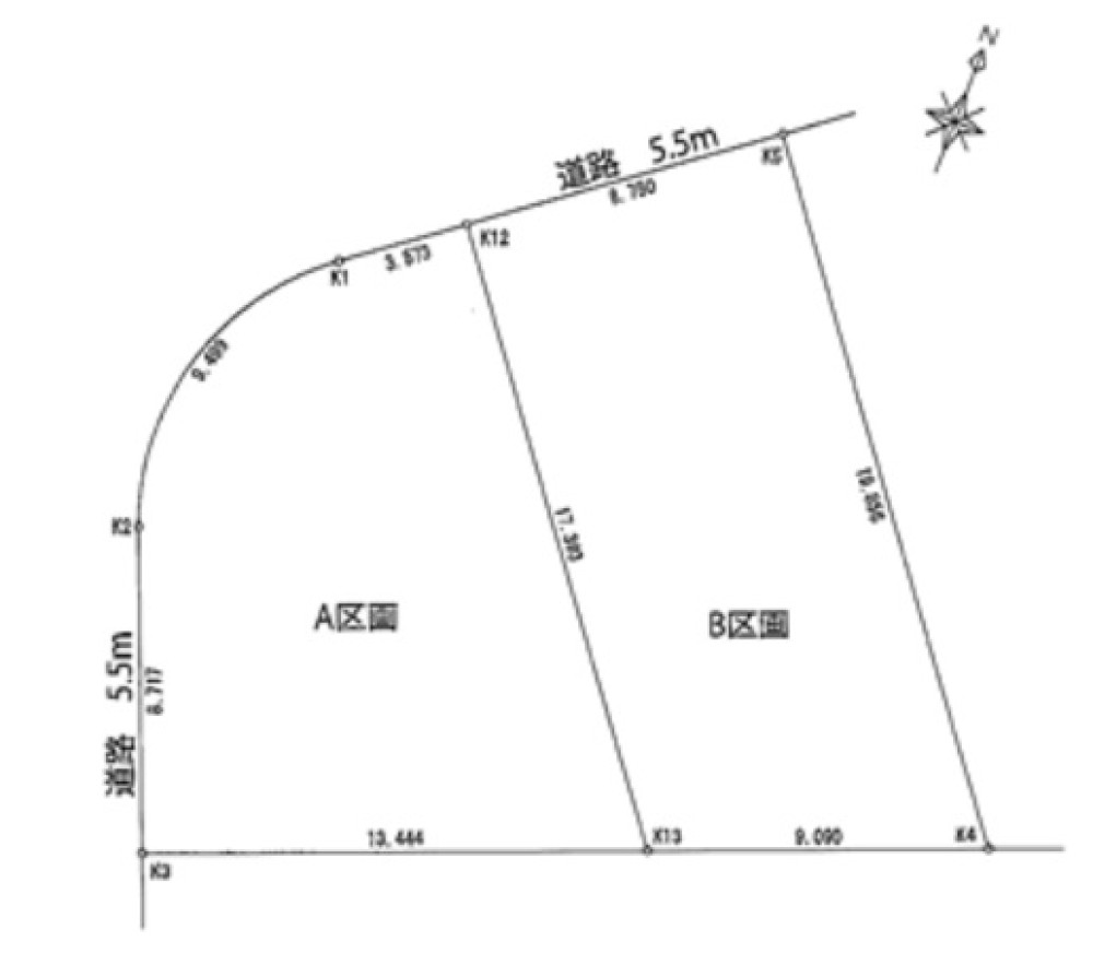名古屋市千種区光が丘　全2区画　A区画 画像1