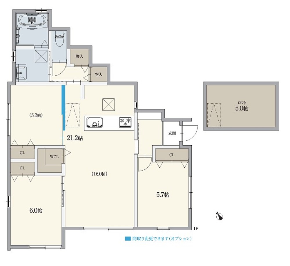 知立市新林町　Ⅱ　全1棟　A棟 画像2