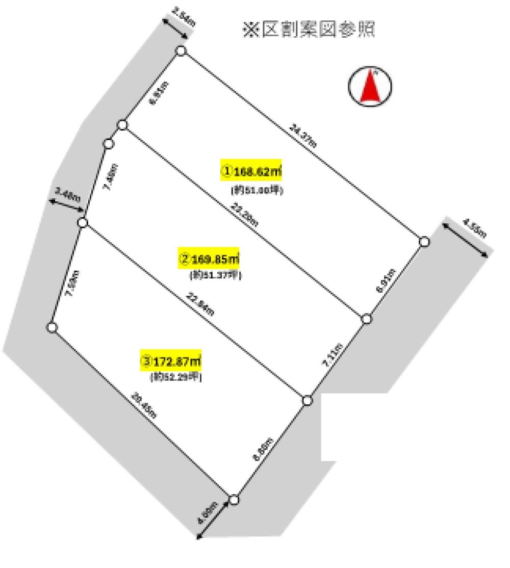 額田郡幸田町大字深溝　全3区画　3号地 画像1