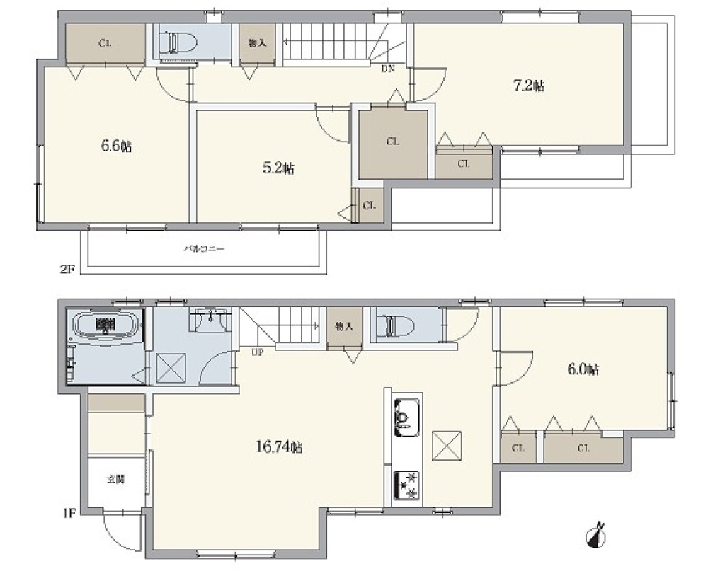 知立市上重原町　全1棟　A棟 画像2