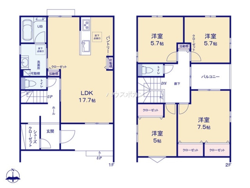 愛知郡東郷町兵庫三丁目　2期　全1棟　3号棟 画像2