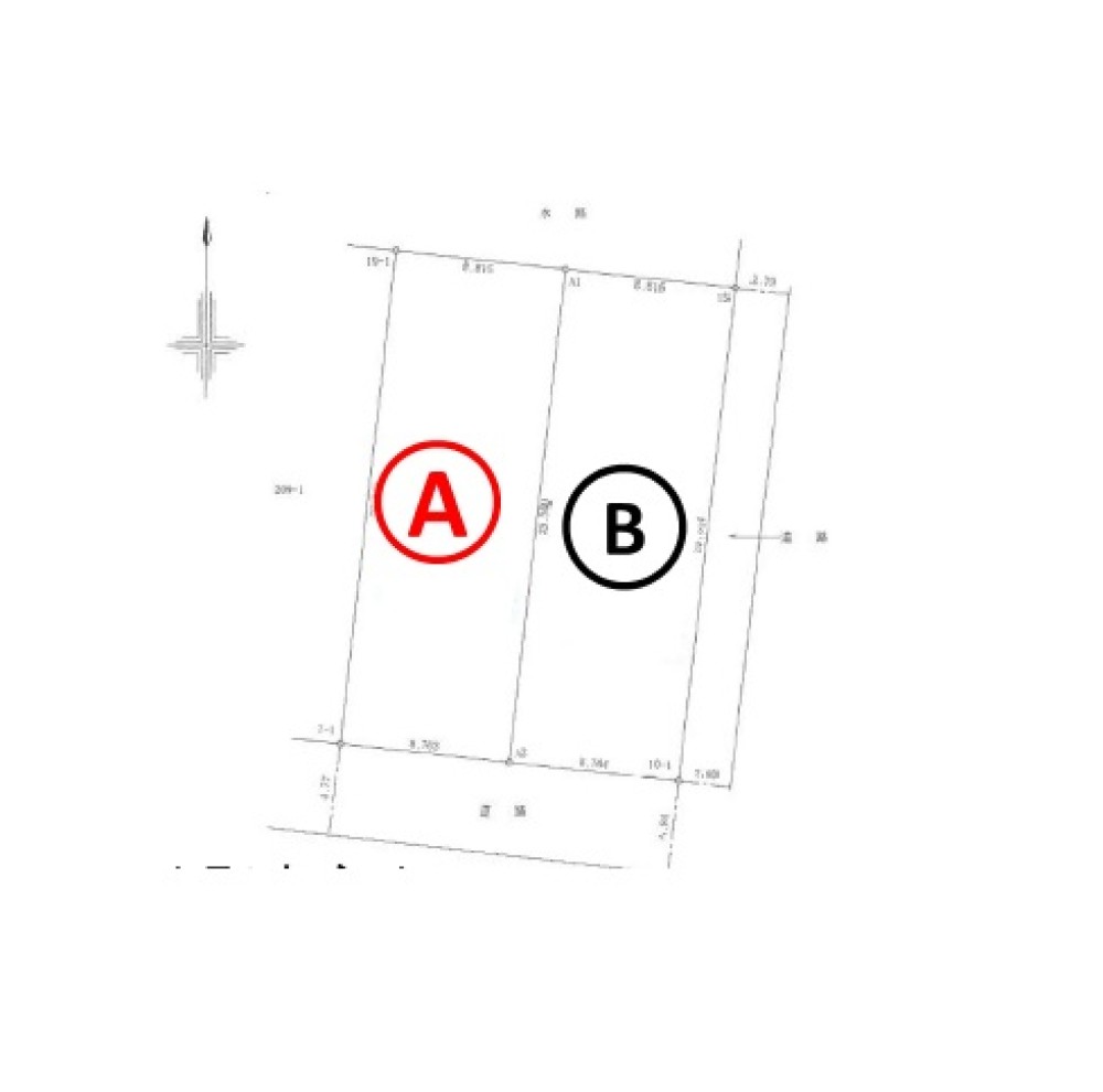 一宮市北方町北方字中土取　全2区画　A区画 画像1