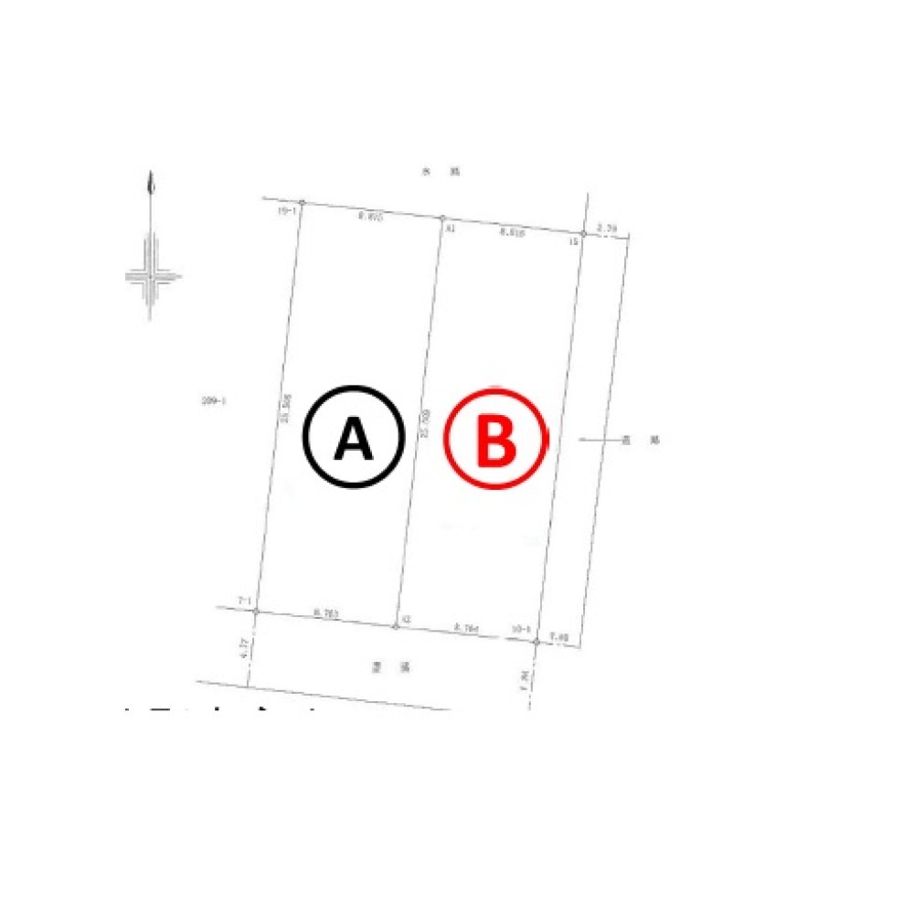 一宮市北方町北方字中土取　全2区画　B区画 画像1