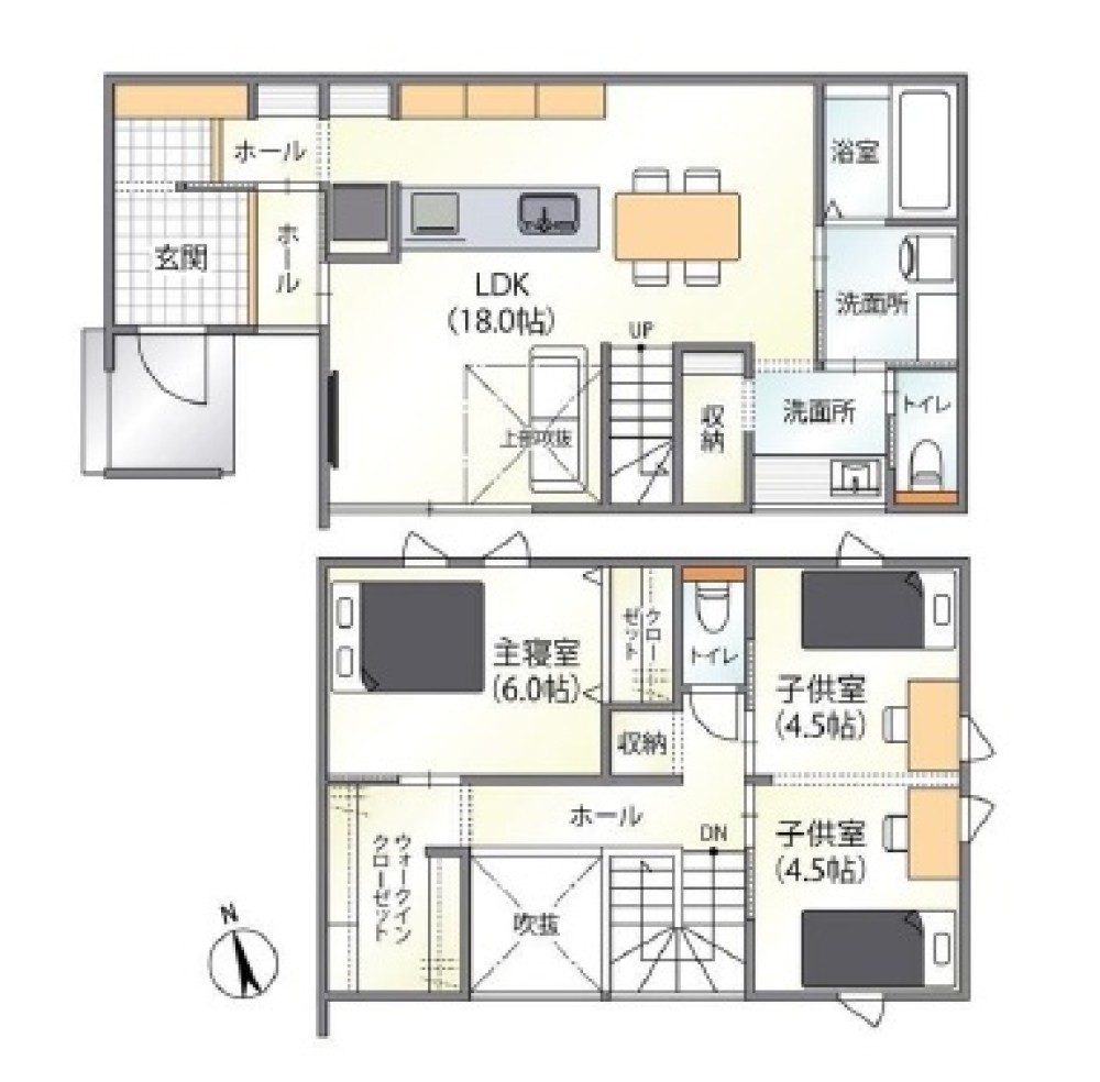 知多市新舞子字西畑ケ　1号棟 画像2