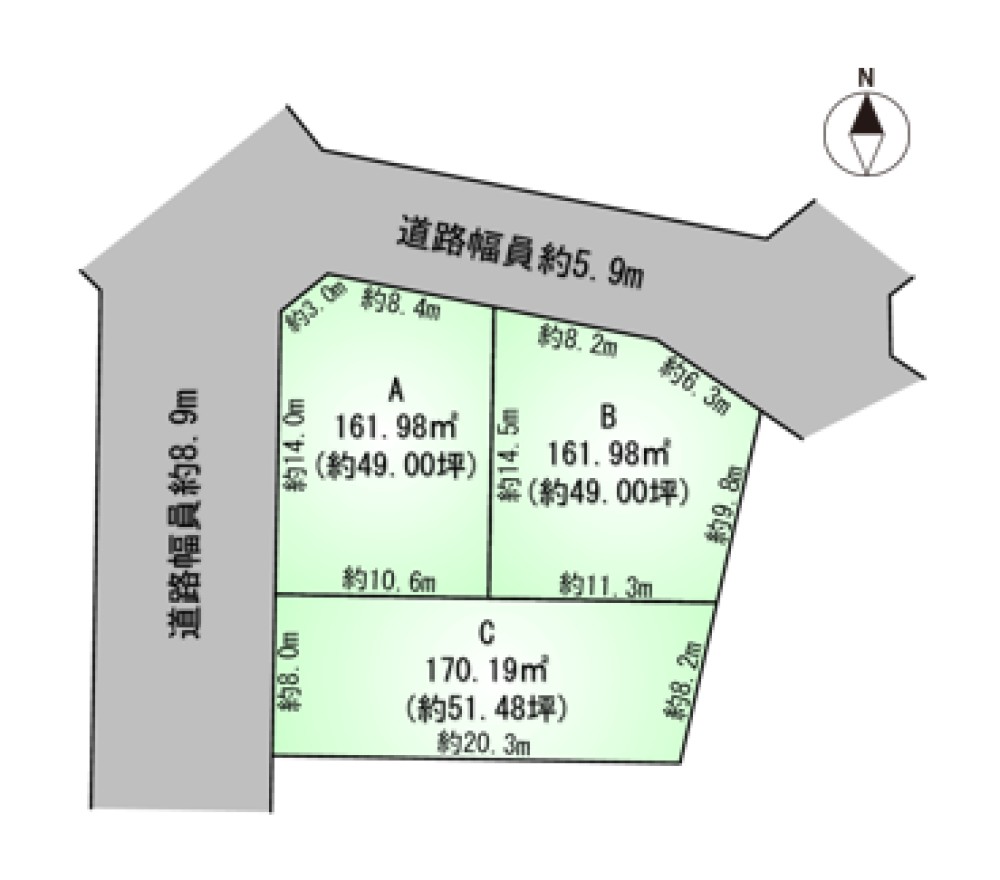 岡崎市東蔵前二丁目　全3区画　B区画 画像5