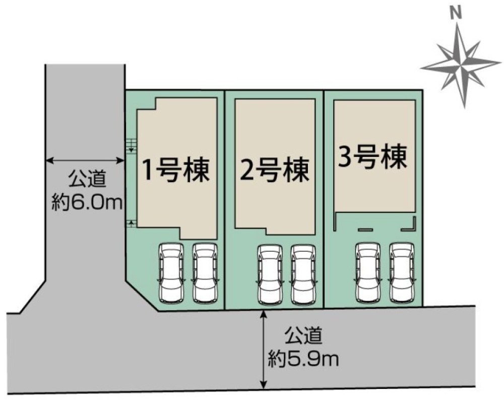 半田市花田町一丁目　全3棟　1号棟 画像6