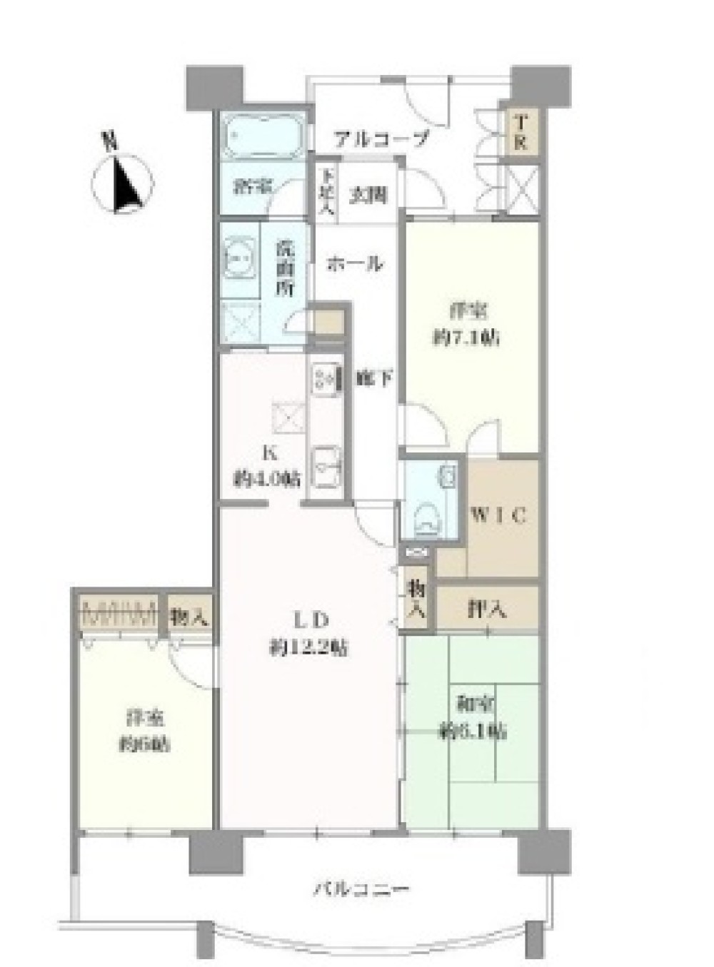 リビオ上名和B棟 画像1