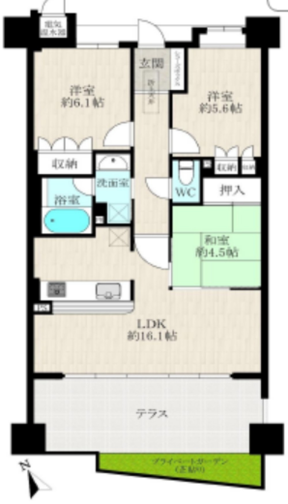 モアグレース光ヶ丘 画像2