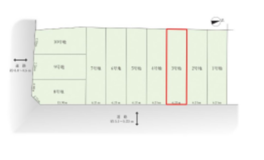 一宮市大和町　馬引5期　3号地 画像1