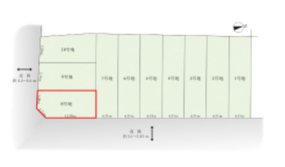 一宮市大和町　馬引5期　8号地 画像1