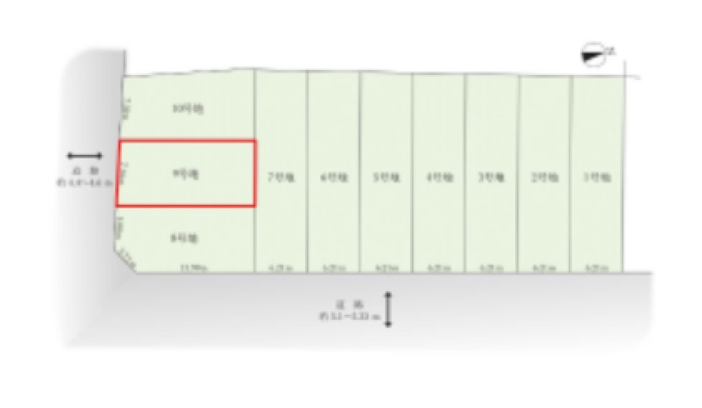 一宮市大和町　馬引5期　9号地 画像1