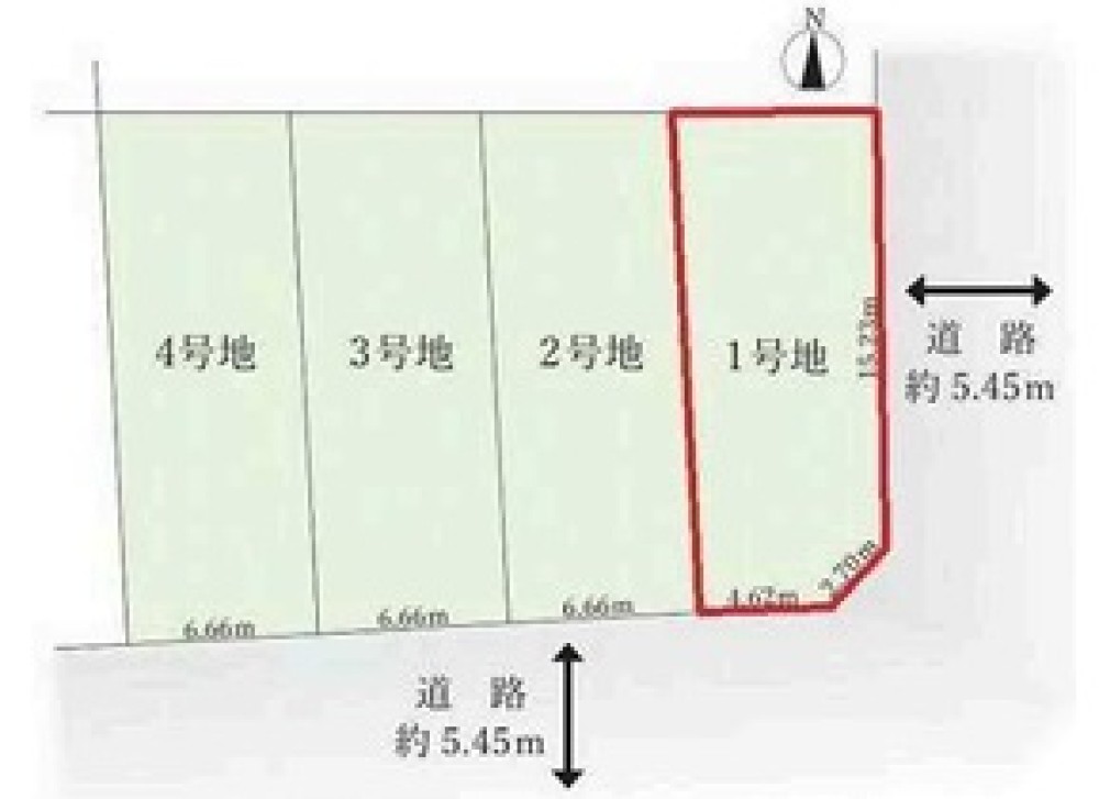 名古屋市中川区小本本町　4期　全4区画　1号地 画像1