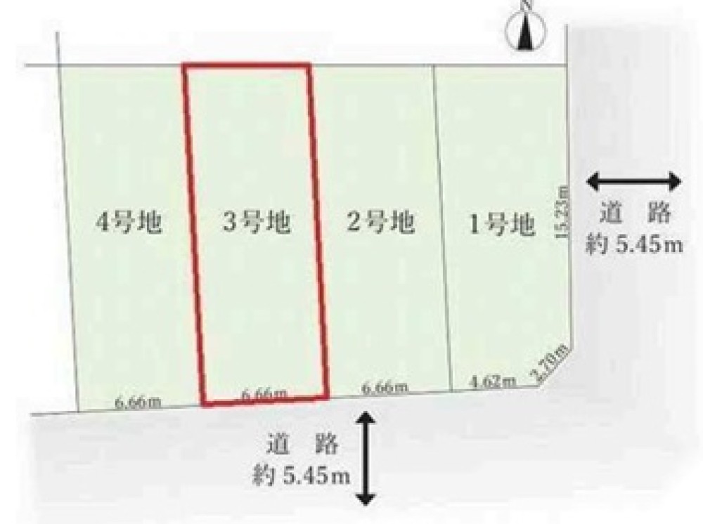 名古屋市中川区小本本町　4期　全4区画　3号地 画像1