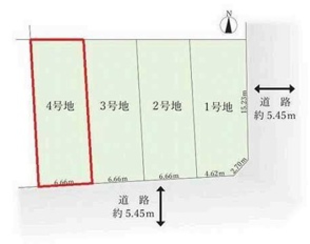 名古屋市中川区小本本町　4期　全4区画　4号地 画像1