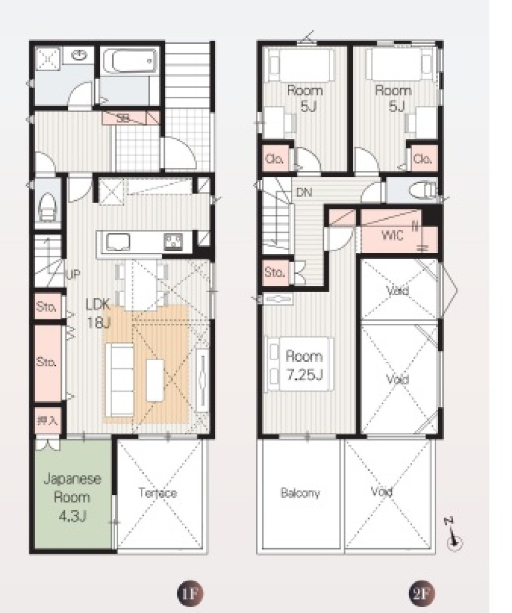 東海市富貴ノ台三丁目　全2棟　1号棟 画像2