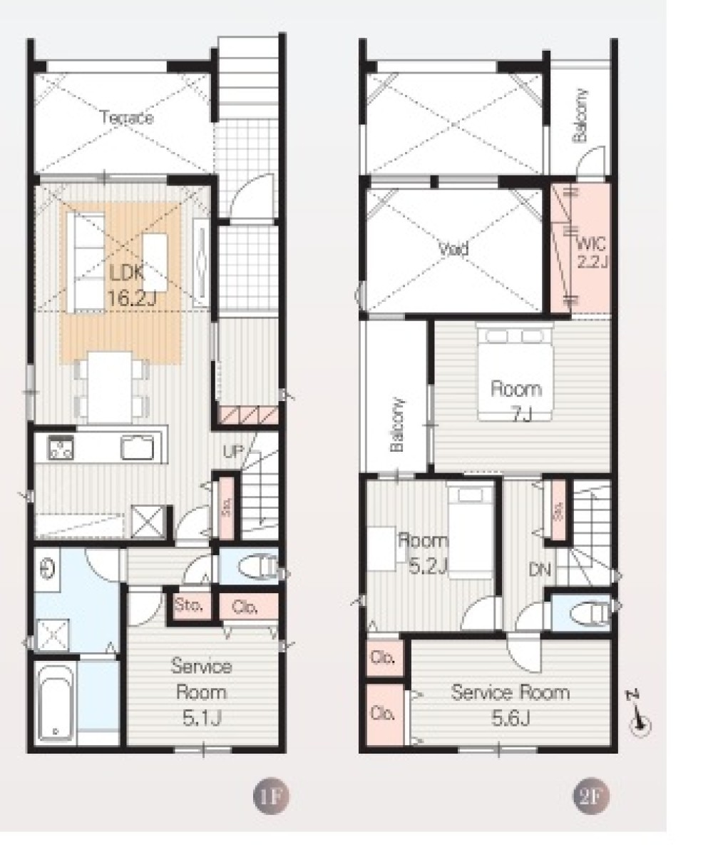 東海市富貴ノ台三丁目　全2棟　2号棟 画像2