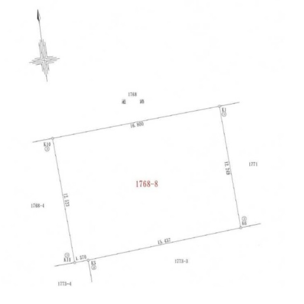 一宮市冨田字宮東　全2区画　B区画 画像1