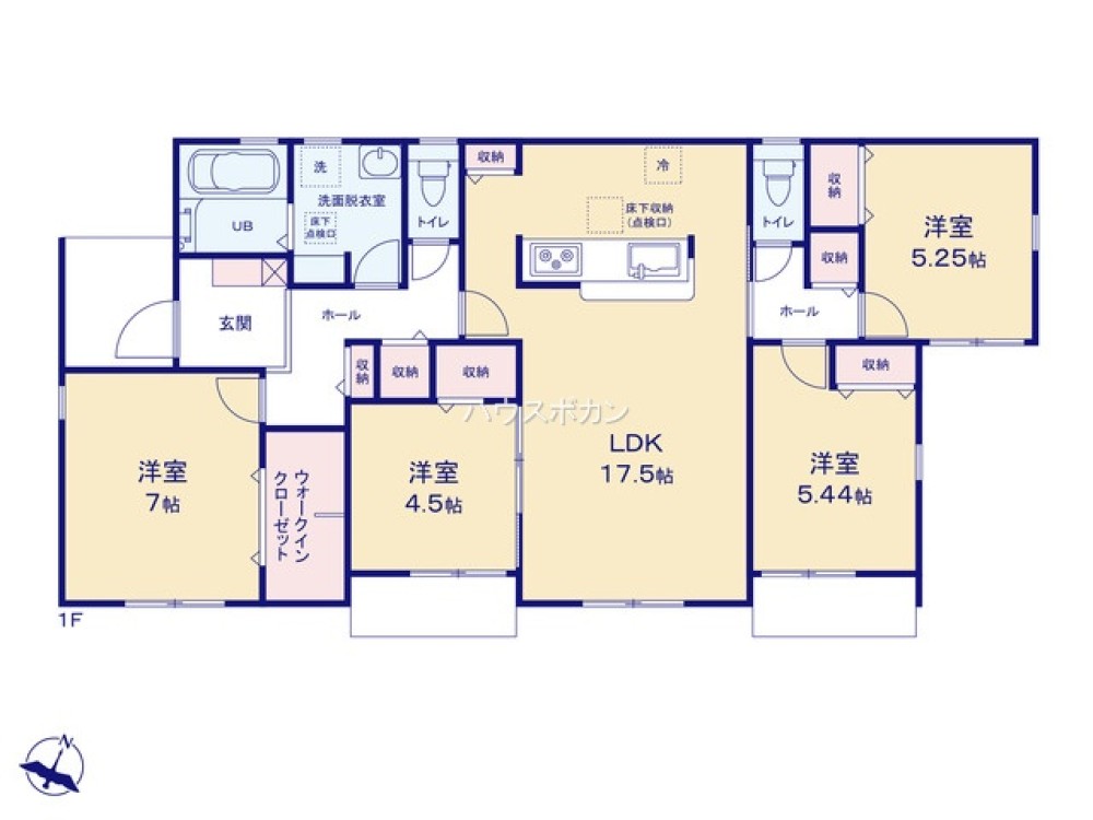 一宮市今伊勢町　第7　全3棟　3号棟 画像1
