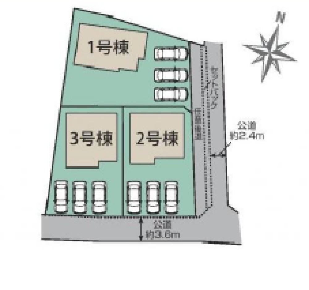 一宮市萩原町　全3棟　3号棟 画像1