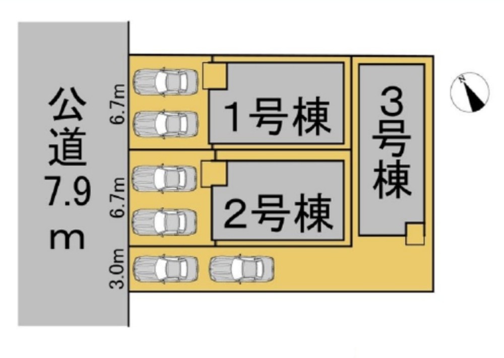 小牧市新町1期　全3棟　1号棟 画像1