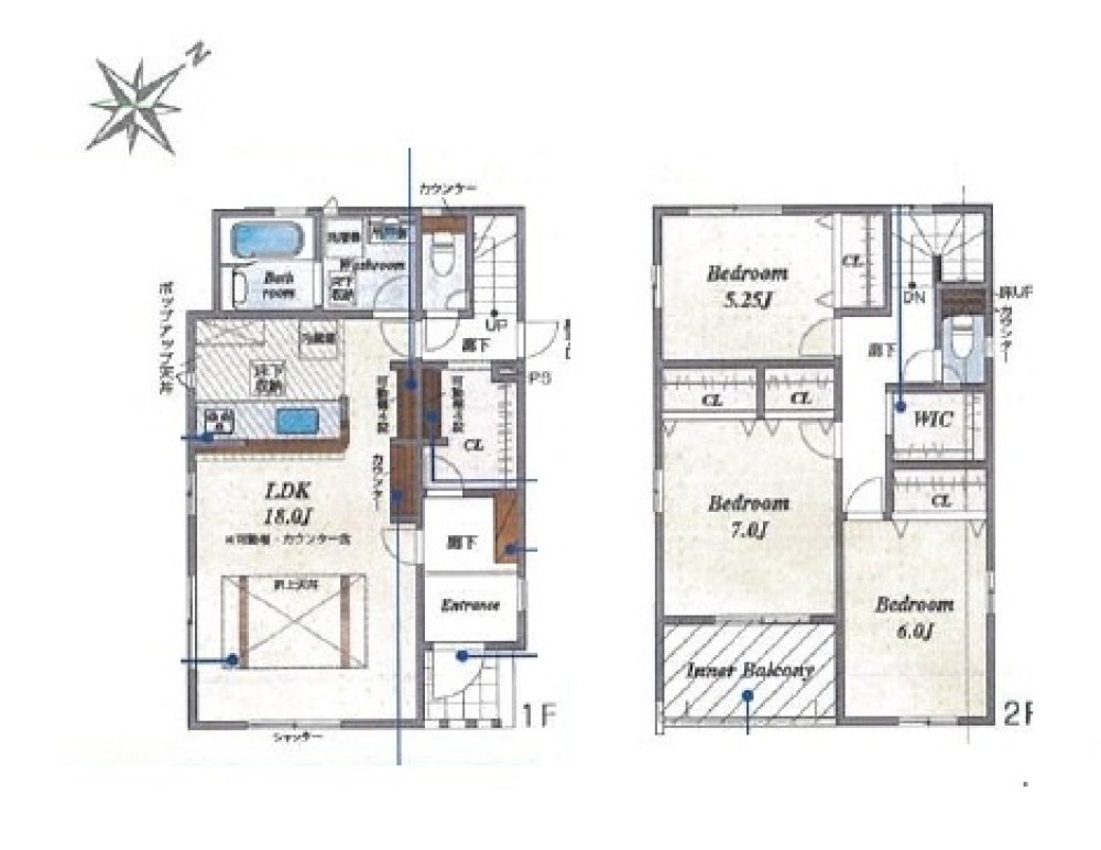知多市南粕谷　全2棟　1号棟 画像2