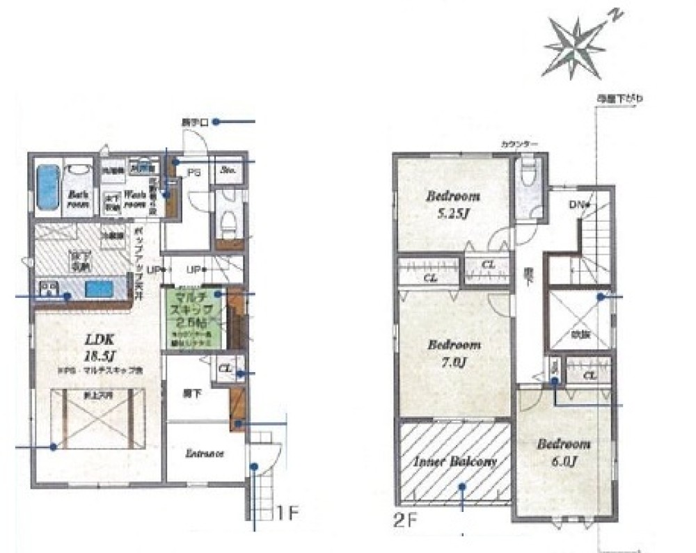 知多市南粕谷　全2棟　12棟 画像2