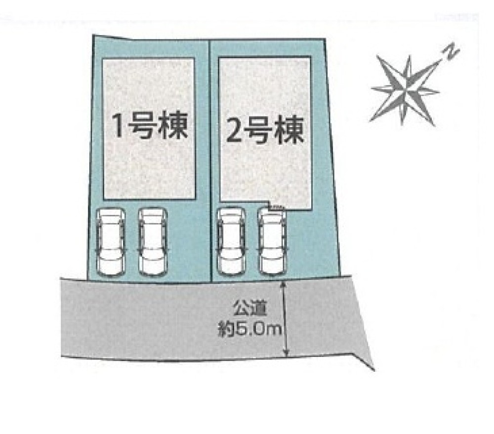 知多市南粕谷　全2棟　12棟 画像1