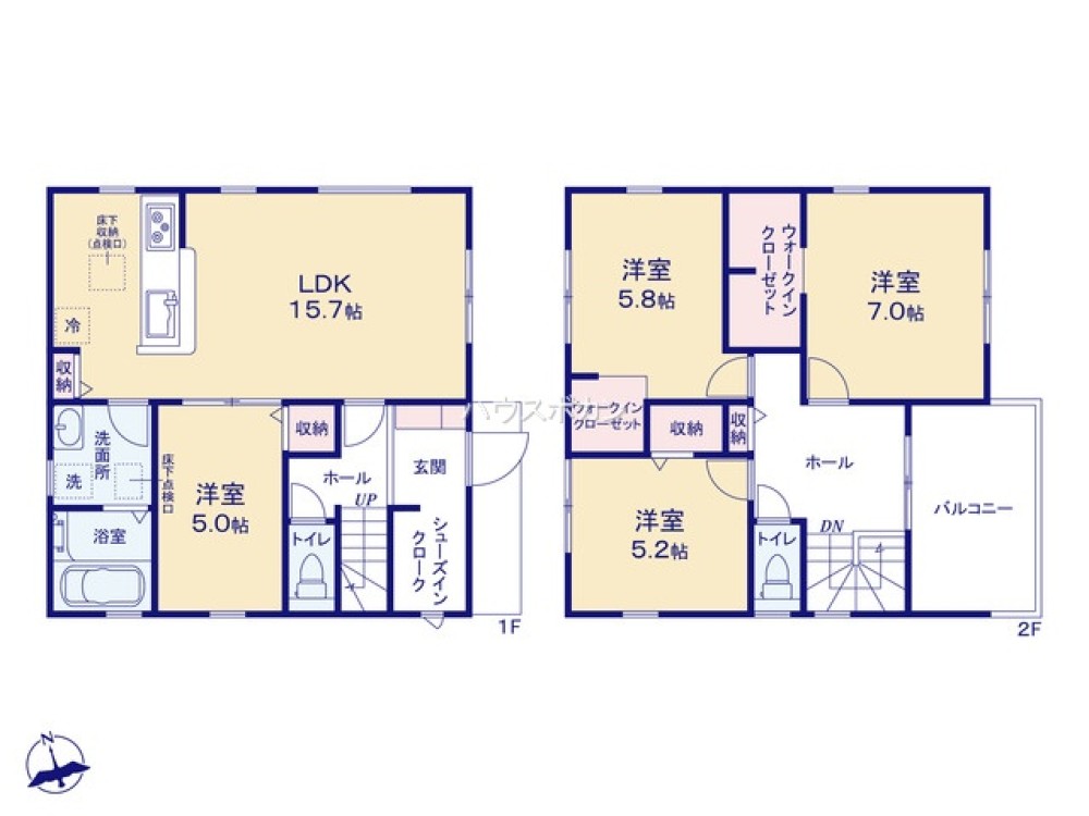 春日井市東野町西二丁目　全5棟　1号棟 画像4