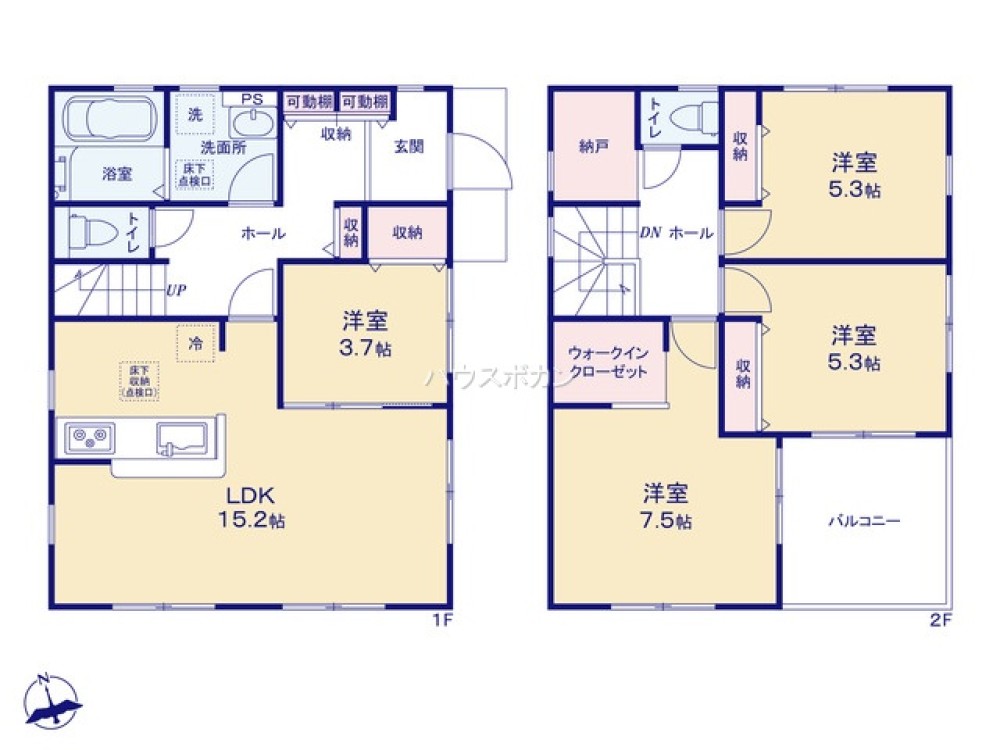 春日井市東野町西二丁目　全5棟　2号棟 画像4