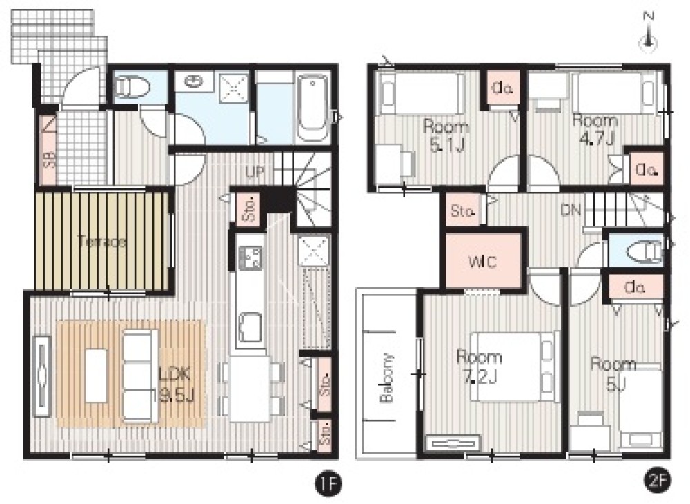名古屋市天白区梅が丘　31001③　全3棟　2号棟 画像2