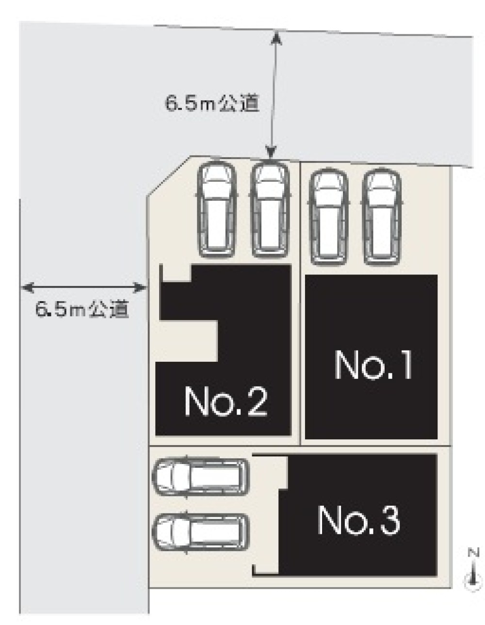 名古屋市天白区梅が丘　31001③　全3棟　2号棟 画像1