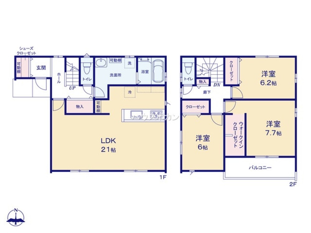 豊橋市多米中町第1　全1棟　1号棟 画像4