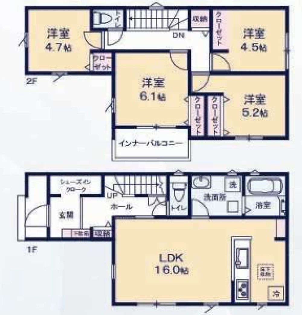 豊橋市二川町第1期　全3棟　4号棟 画像1