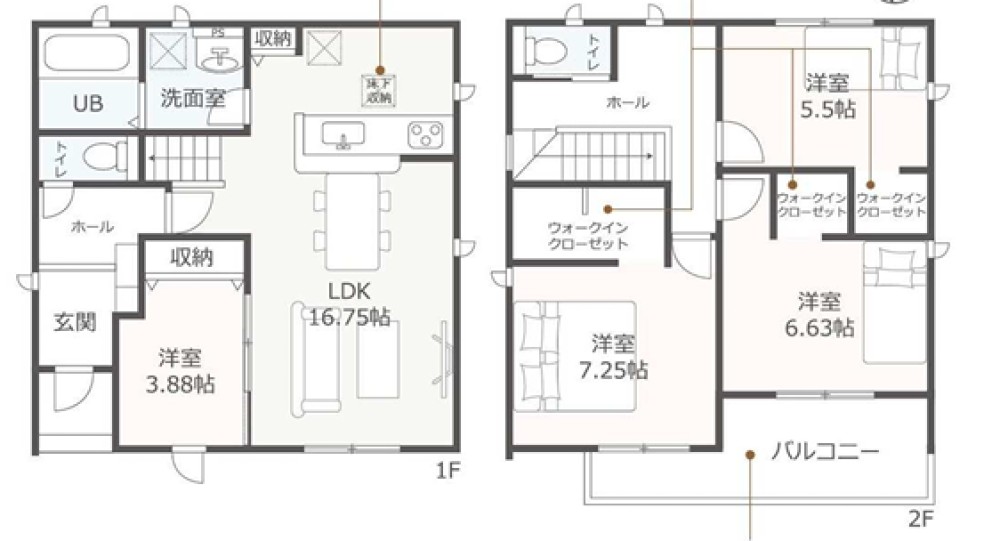 豊橋柳生川南部土地区画整理地内　全2棟　1号棟 画像1