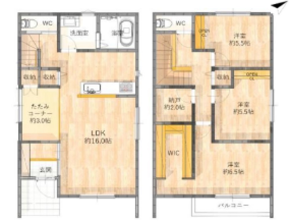 西尾市下矢田町　全3棟　A棟 画像1