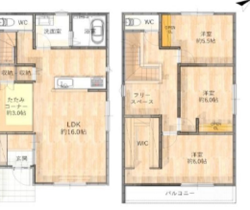 西尾市下矢田町　全3棟　B棟 画像1