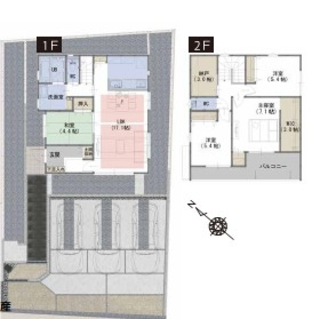 愛知郡東郷町大字諸輪　2期　全1棟　1号棟 画像2